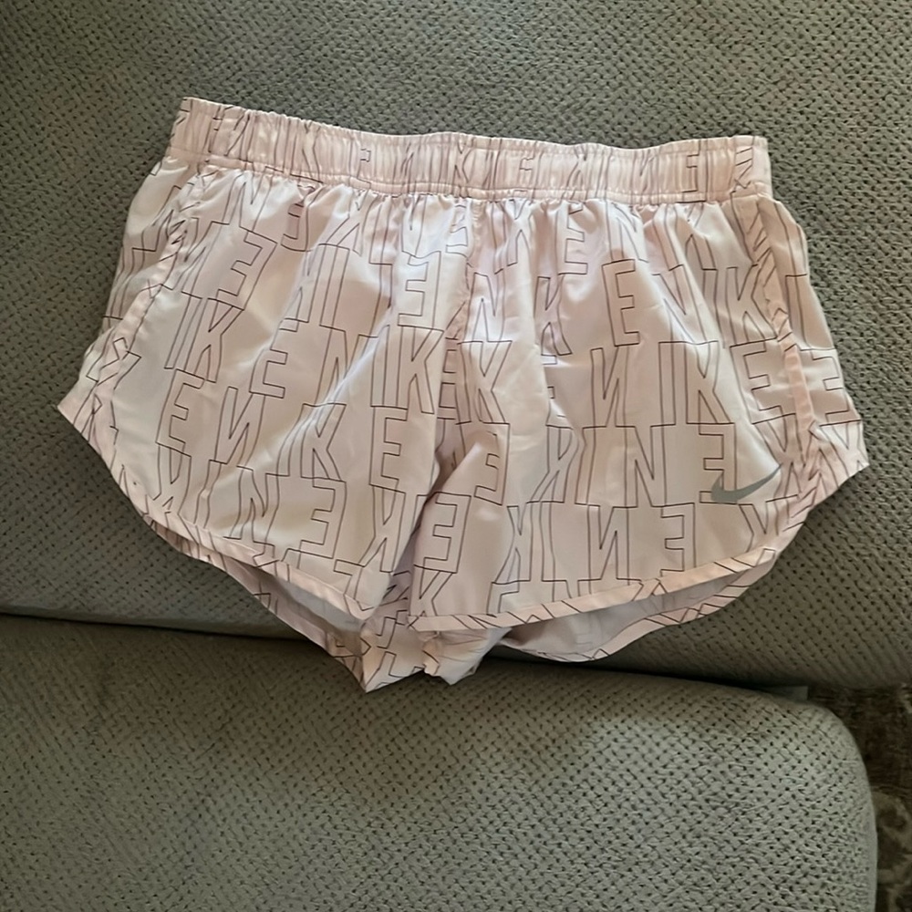 Nike Light Pink Logo Shorts